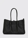 pinacoteca woven calfskin leather shoulder bag
