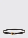 cassandre calfskin leather belt with ysl monogram buckle