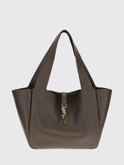 le 5 à 7 bea tote bag in deer leather with ysl monogram