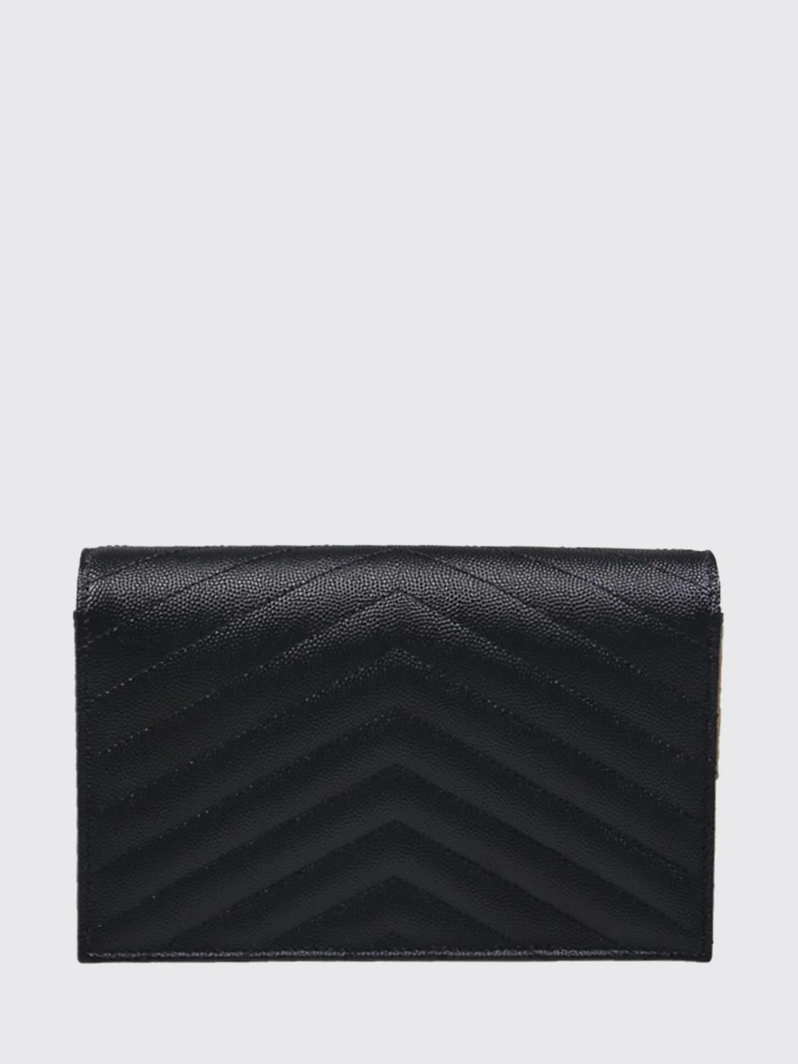 SAINT LAURENT OS quilted leather envelope mini bag with ysl monogram