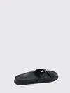 rafi smooth calfskin slide sandals with pearls and rhinestones