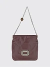 pilgrim jewel buckle mini nappa leather bucket bag