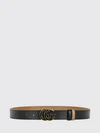 reversible gg marmont calfskin belt with monogram buckle