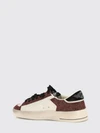 stardan calfskin leather sneakers with glitter details