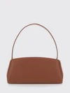 hug east-west smooth calfskin shoulder bag with zip