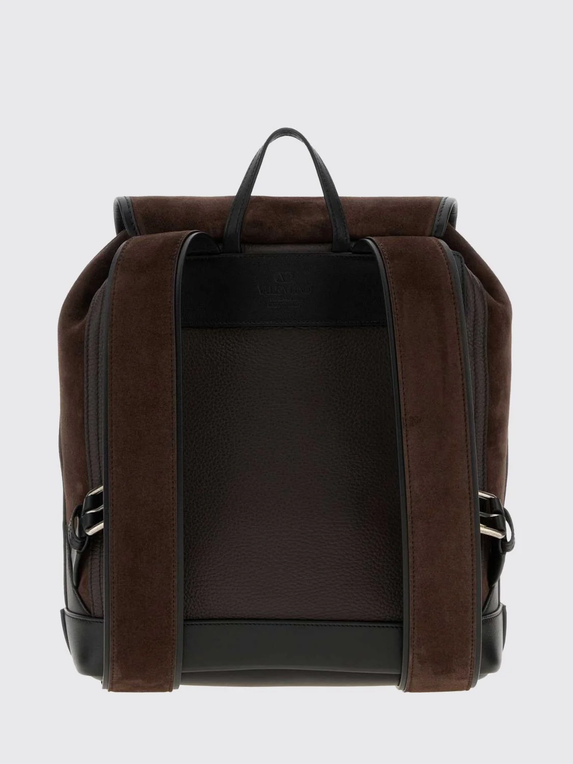 antibes suede backpack with vlogo signature