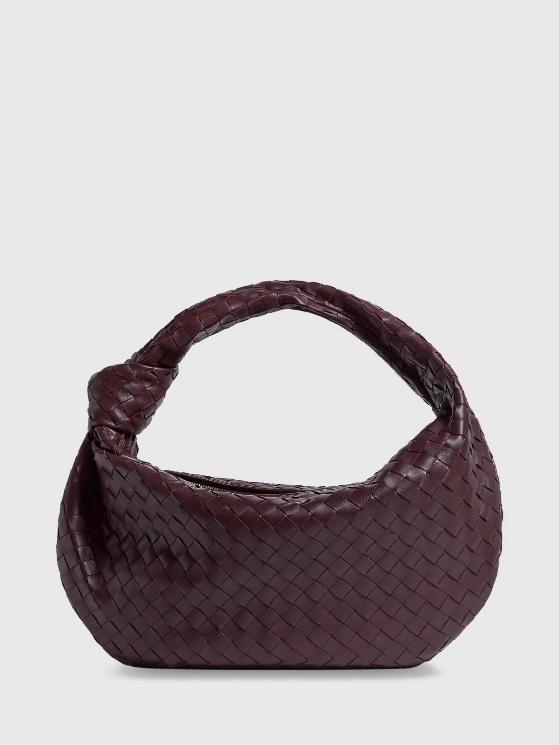BOTTEGA VENETA OS jodie shoulder bag in intrecciato lambskin leather with knot