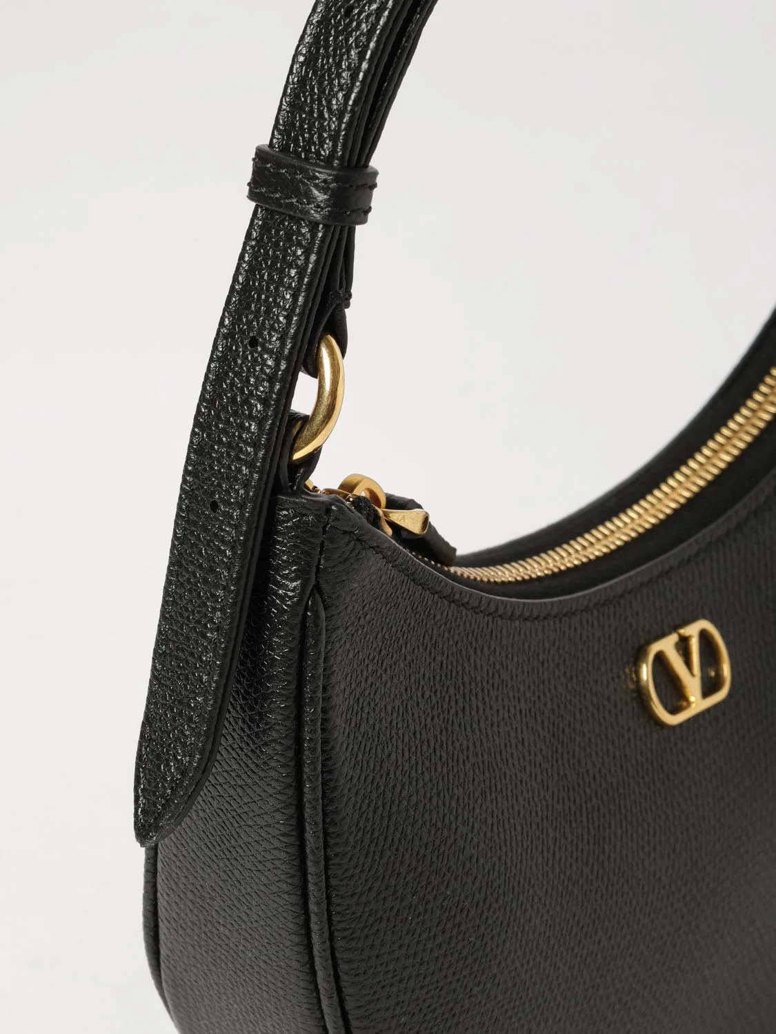 vlogo signature calfskin mini hobo bag