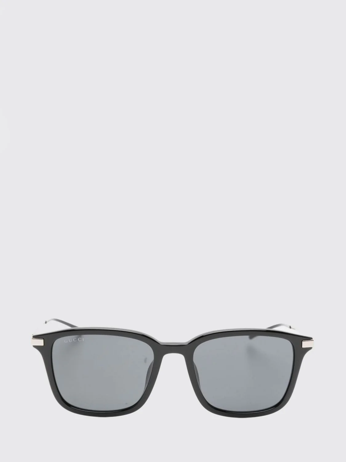 aviator metal and acetate sunglasses with web detail