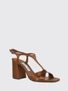 kesia high square-heeled satin sandals with ankle strap