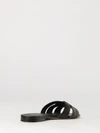 tribute smooth calf leather low-heeled mule sandals