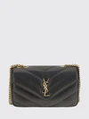 loulou matelassé leather shoulder bag with chevron quilting