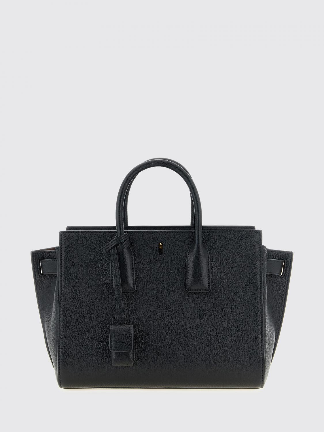 sac de jour grained sheepskin leather handbag with padlock