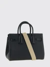 sac de jour grained sheepskin leather handbag with padlock