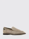 suede loafers with monili embroidery