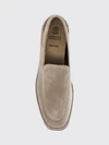 suede loafers with monili embroidery