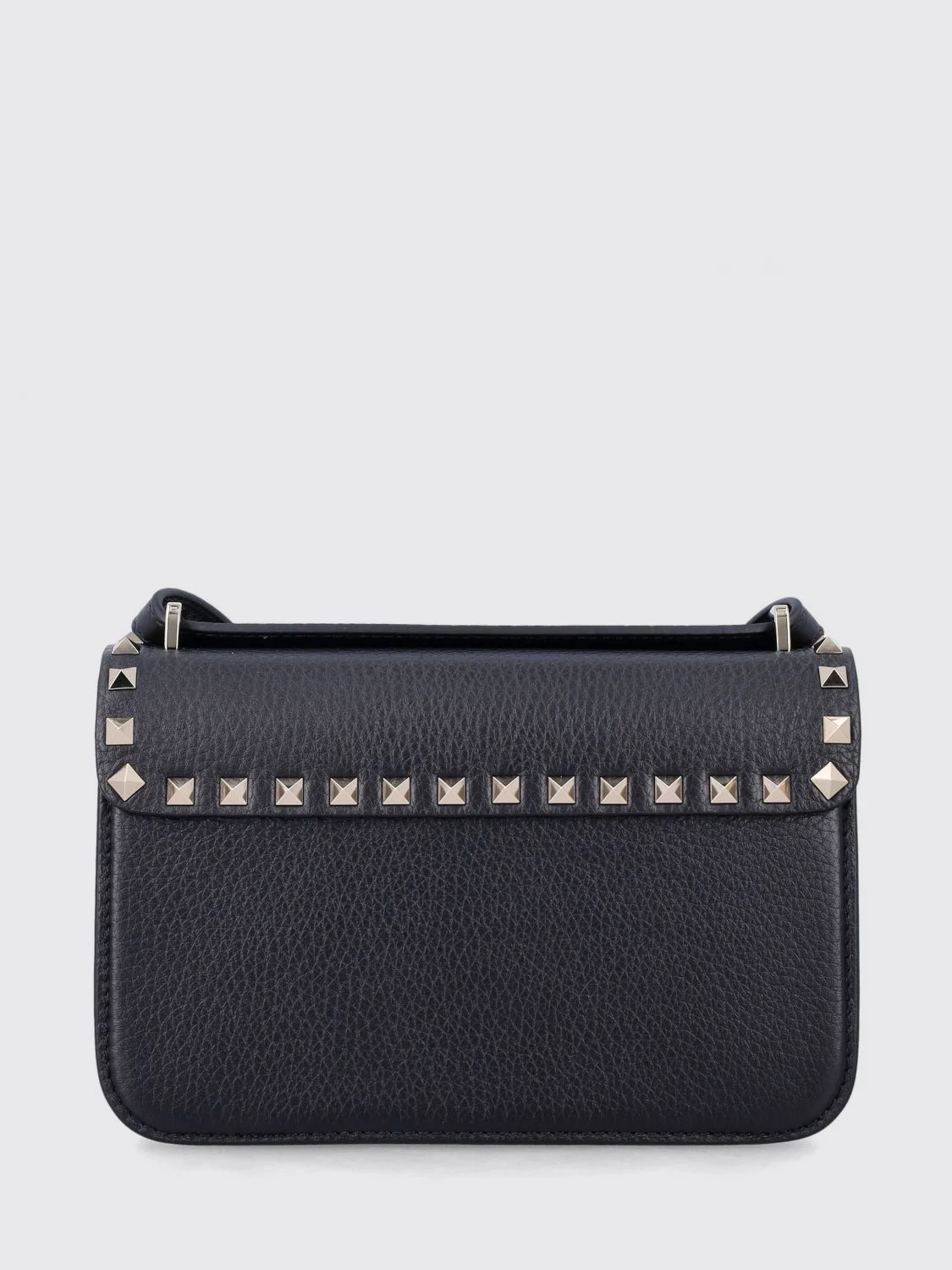 VALENTINO GARAVANI OS rockstud grained calfskin leather crossbody bag