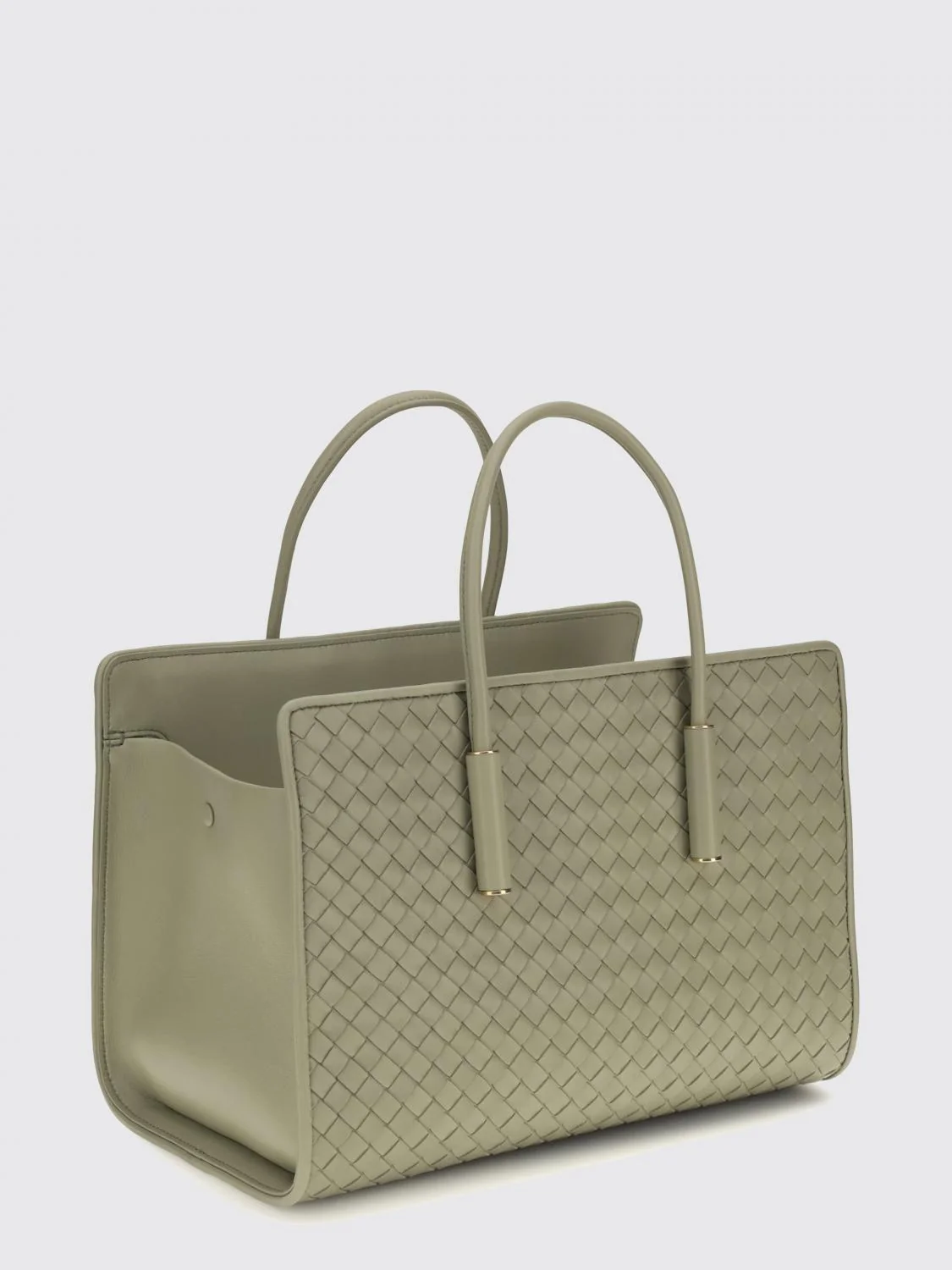 BOTTEGA VENETA OS barbara intrecciato lambskin handbag