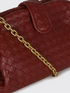 lauren 1980 intrecciato lambskin clutch with strap
