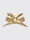 silk belt with gg monogram print and horsebit detail
