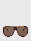 teardrop-shaped aviator sunglasses in tortoiseshell acetate