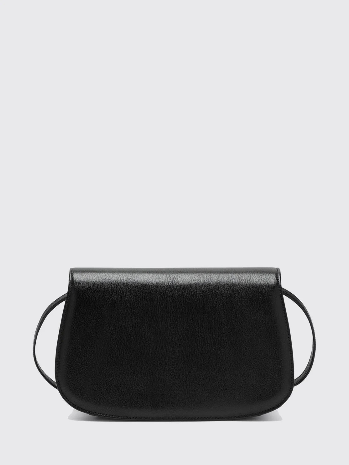 GUCCI OS bamboo small goat leather shoulder bag with turn-lock closure