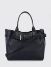audrey small tote bag in hammered calfskin leather