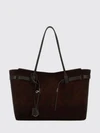 bel air large calfskin leather shoulder bag with turn-lock closure