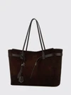 bel air large calfskin leather shoulder bag with turn-lock closure