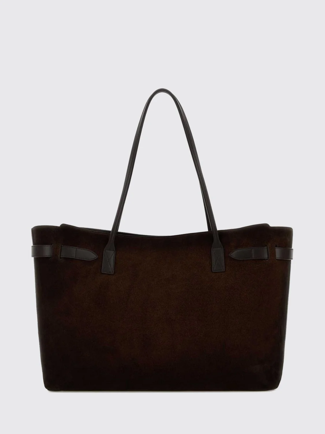 bel air large calfskin leather shoulder bag with turn-lock closure