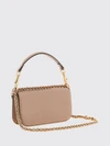 locò mini leather handbag with crystal vlogo