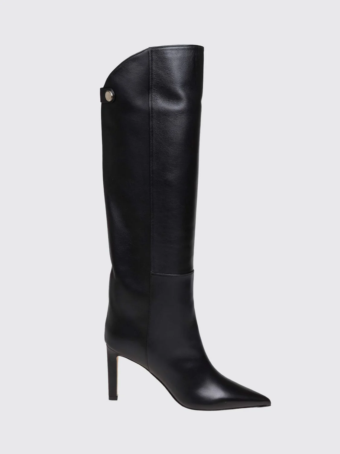 JIMMY CHOO 36 alizze leather knee-high boots with stiletto heel