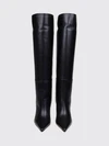 alizze leather knee-high boots with stiletto heel