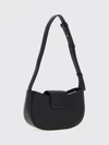 small calfskin leather crossbody bag with gancini clasp