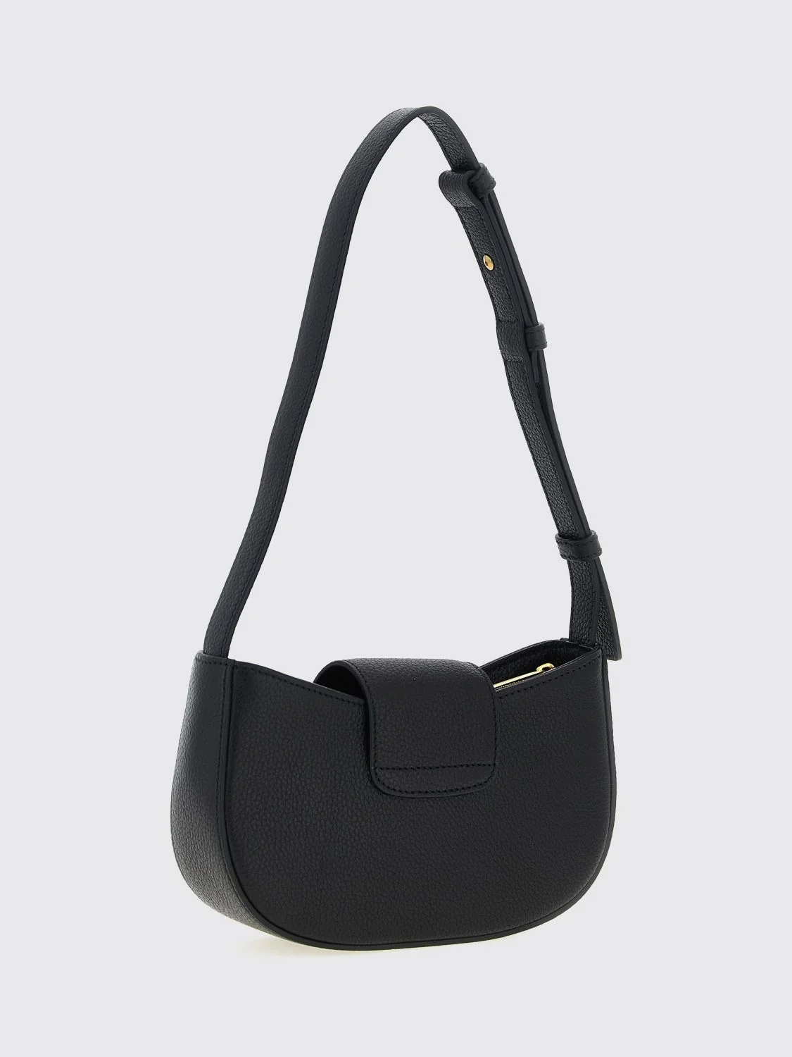 small calfskin leather crossbody bag with gancini clasp