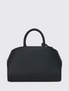 hug calfskin leather mini top handle bag with double handle and straps