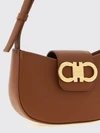 gabry calfskin mini shoulder bag with gancini logo
