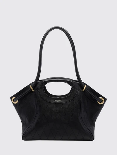 quilted sheep leather tote bag with inner pouch