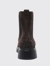 suede calfskin chelsea ankle boots with rubber sole