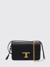 flap t timeless mini shoulder bag in smooth calf leather