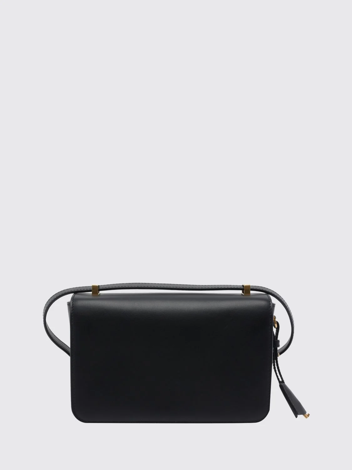 flap t timeless mini shoulder bag in smooth calf leather