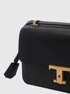 flap t timeless mini shoulder bag in smooth calf leather