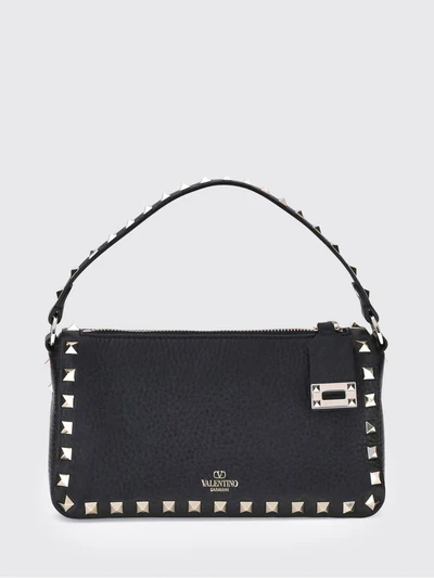 rockstud calfskin leather mini handbag with studs