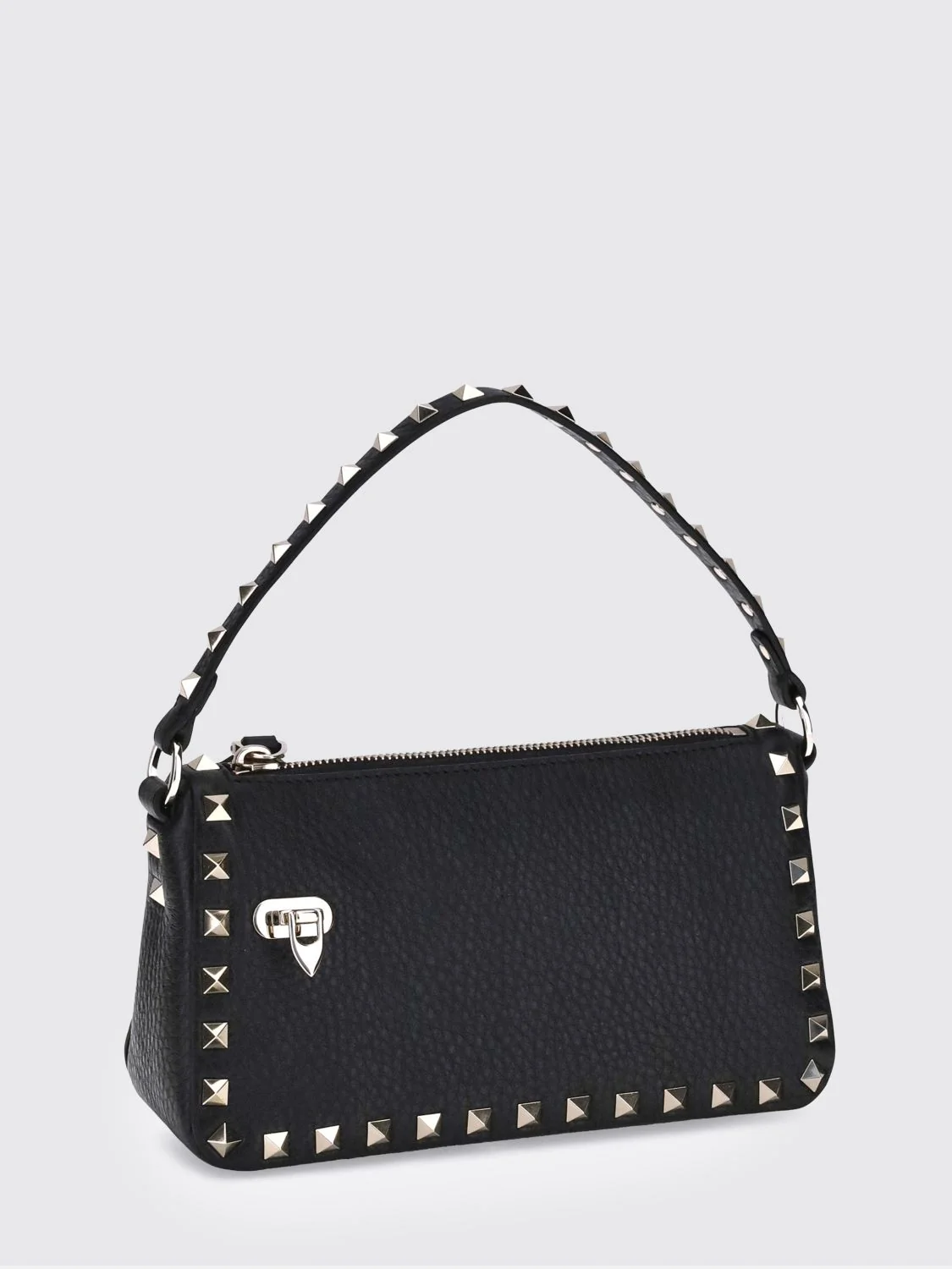 VALENTINO GARAVANI OS rockstud calfskin leather mini handbag with studs