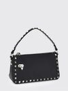 rockstud calfskin leather mini handbag with studs