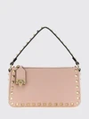 rockstud calfskin leather mini handbag with studs