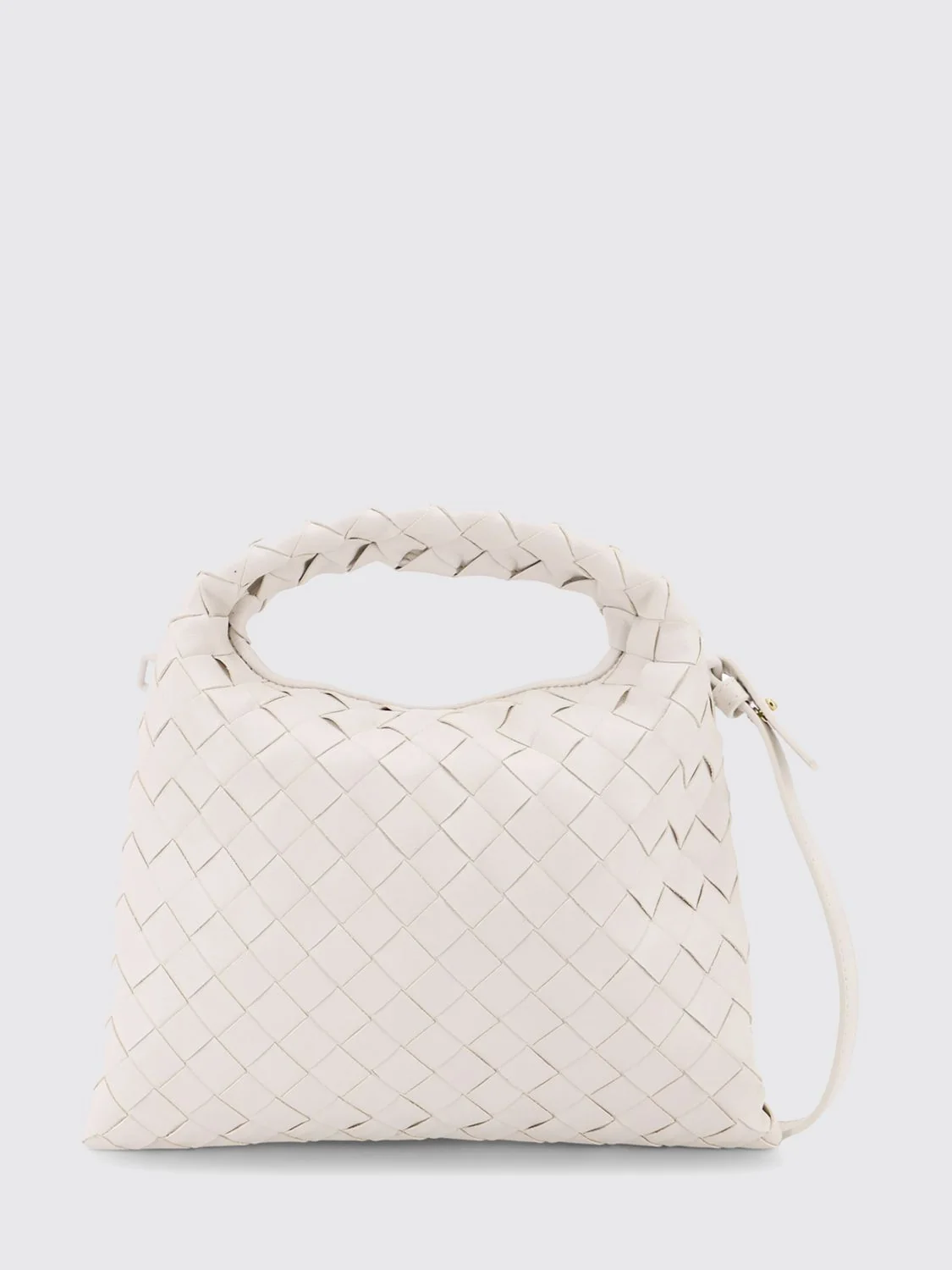 small hop intrecciato calfskin handbag