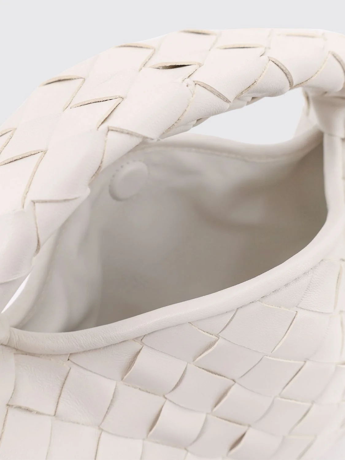 small hop intrecciato calfskin handbag