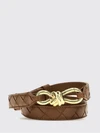 smooth leather belt with metal buckle