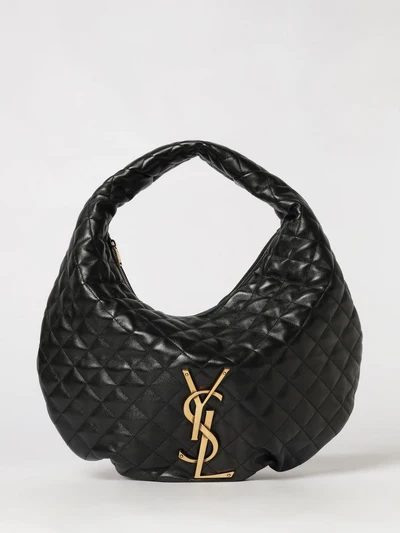 icare hobo bag in quilted nappa leather with ysl logo